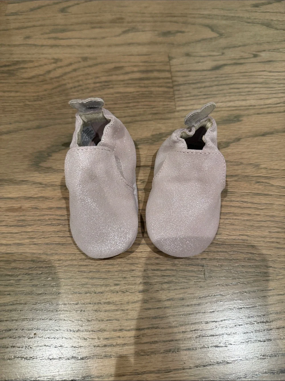 Robeez Pink Shimmer Soft Baby Shoes - Kids